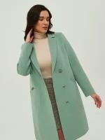 Пальто КАЛЯЕВ, размер 44, зеленый