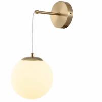 Бра Lamplandia L1620 BALL BRONZE, Е14*1 макс 40Вт золотой