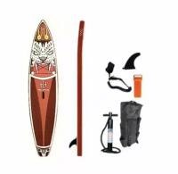 SUP-борд HelloPlus (Fayean Red Viking) 11.6 с полным комплектом, усиленный кант