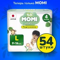 Подгузники Momi размер L (9-14 кг), 44 шт Momi 2077629