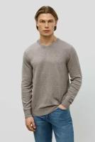 Джемпер BAON Базовый пуловер с хлопком Baon B631201, размер: S, бежевый