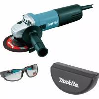 УШМ Makita 9558 HNR + Очки защитные Makita PGW-180110/CLEAR KIT023