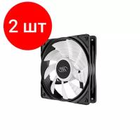 Комплект 2 штук, Вентилятор DEEPCOOL RF120R 3+4pin 120x120x25мм Retail