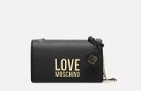 Сумка LOVE MOSCHINO, фактура гладкая, черный