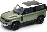 Машинка WELLY 1:24 Land Rover Defender 2020, зеленый