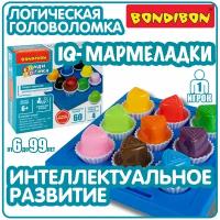 Игра настольная логическая БондиЛогика Bondibon "iq-ассорти", треугольные конфеты