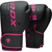 Боксерские перчатки RDX F6 6oz, розовый