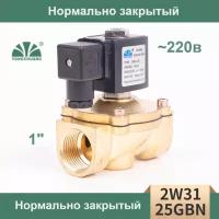 Соленоидный клапан электромагнитный 2W31-25(1") 220В