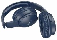 Наушники полноразмерные bluetooth HOCO W40 Mighty BT headphones, blue