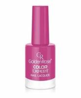 Golden Rose / Голден Роуз Лак для ногтей Color Expert 17 ярко-розовый в стеклянном тюбике 10.2мл / покрытие для маникюра и педикюра