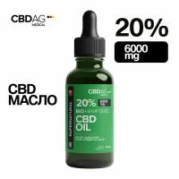 CBD Масло 20%, 6000 мг 30 ml CBDAG