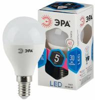 ЭРА LED P45-5W-840-E14 (диод, шар, 5Вт, нейтр, E14)