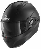 Мотошлем трансформер модуляр SHARK EVO GT BLANK MAT Black, S