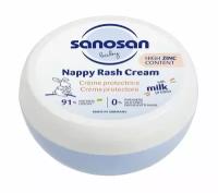 Защитный детский крем от опрелостей / Sanosan Baby Nappy Rash Cream