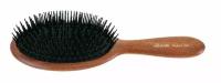 Щетка для волос Janeke Wooden oval shaped Hair Brush with plastic bristle