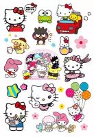 Hello Kitty наклейки стикеры Хеллоу китти