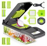 Овощерезка, Терка для овощей, Овощерезка 14 в 1, Измельчитель Mirosha Veggie slicer