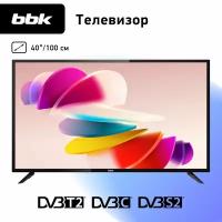 Телевизор BBK 40LEM-1046/FTS2C (B), 40", FULL HD, черный