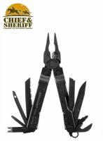 Мультитул Leatherman Super Tool 300M, черный, 18 функций, нейлоновый чехол molle-black, 832758