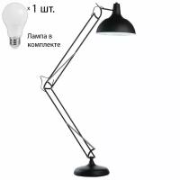 Торшер с лампочкой Arte Lamp Goliath A2487PN-1BKLamps