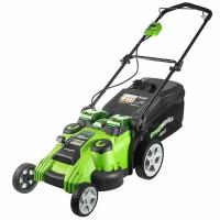 Газонокосилка Greenworks TwinForce G40LM49DB 40V 2500207 (49 см) аккумуляторная без аккумулятора и зарядного устройства