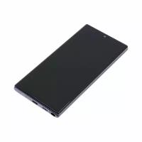 Дисплей для Samsung N970 Galaxy Note 10 (в сборе с тачскрином) в рамке, черный, AA