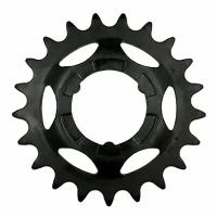 Звезда задняя Shimano 21T (2.3мм), черная, для односкоростных и планетарных втулок