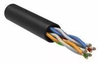 IEK ITK Витая пара U/UTP категории 5E 4x2х24AWG LSZH черный (305м) LC3-C5E04-129