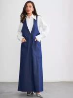 Сарафан джинсовый женский, Модный дом Виктории Тишиной, Джинс синий, размер XL (54-56)