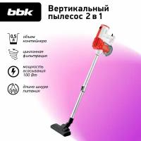 Пылесос BBK BV2512, белый/красный