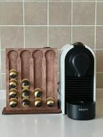 Деревянный настольный держатель для кофейных капсул Nespresso (вместимость 20шт)