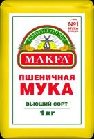 Мука Makfa пшеничная Хлебопекарная высший сорт