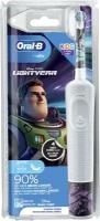 Зубная щетка электрическая Oral-B D100.413 Kids Lightyear голубой