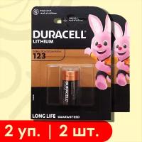 Duracell 123 | 3 вольта, Литиевая батарейка - 2шт