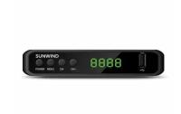 Ресивер DVB-T2 SUNWIND SUN-DVBT201BK, черный