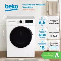 Стиральная машина BEKO WSPE6H616W 7323110001