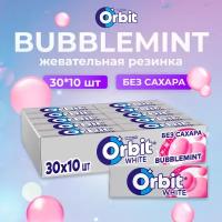 Жевательная резинка Orbit White Bubblemint 13.6 гр 30 шт/уп / Orbit Баблминт