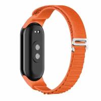 Нейлоновый тканевый ремешок "Альпийская петля" для фитнес-браслета Xiaomi Smart Band 8, 04 оранжевый