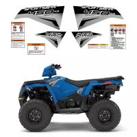 Наклейки POLARIS SPORTSMAN 450 серые