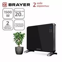 Тепловентилятор конвекторного типа с пультом ДУ 1500 Вт BRAYER BR4882