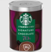 Горячий шоколад Starbucks Signature Chocolate, быстрорастворимый, с какао 70%, 300 г