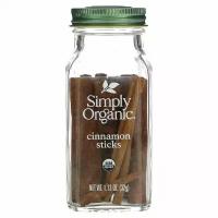 Simply Organic, Палочки корицы, 32 г