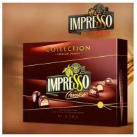 Подарочный набор белорусских шоколадных конфет IMPRESSO PREMIUM,(коричневые) 424 гр