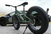 Велосипед фэтбайк Fatbike Time Try TT215/7s 20" Алюминиевая рама 12", зеленый модель 2024