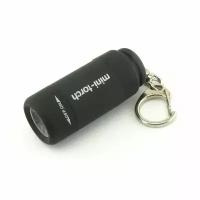 Фонарь-брелок mini-torch 0.5Вт, 70mAh, зарядка от USB, 60 х 30 мм, жёлтый