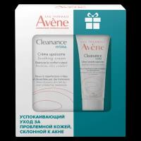 Avene Cleanance Hydra набор Успокаивающий крем 40 мл + Очищающий крем для проблемной кожи 15 мл