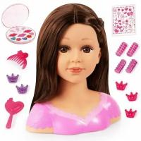 Кукла Модель для причесок с косметикой 27 см (брюнетка)
