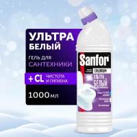 Sanfor Чистящее средство для ванны и тулета с хлором 1 л