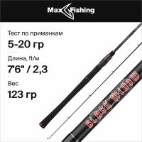 Удилище спиннинговое Maximus BLACK WIDOW -X 23ML 2,3 m 5-20 g 4-15 lb