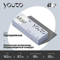 Контактные линзы youto Ultra Moist B2055DAY, 30 шт